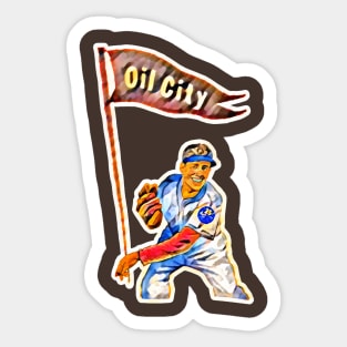 Oil City Refiners Baseball Sticker